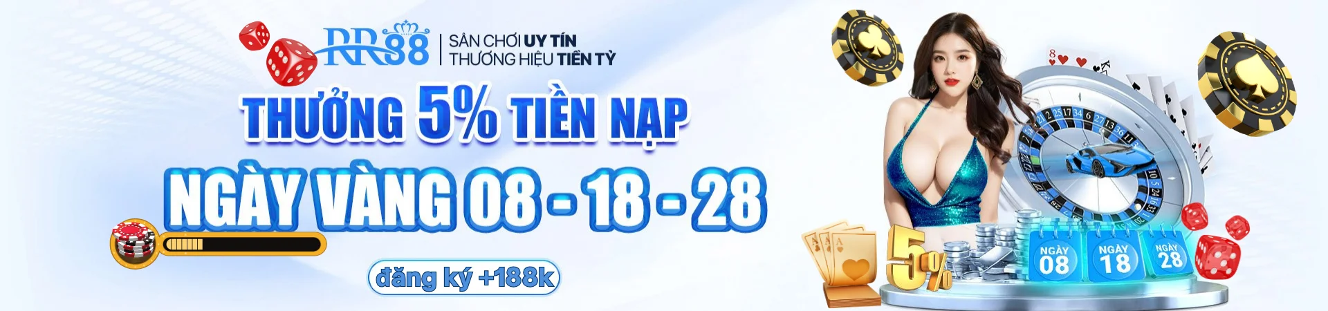 Thưởng đăng ký RR88 cho thành viên mới